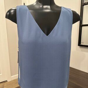 NEW with Tags! Babaton Murphy Blouse - Smoky Blue Color